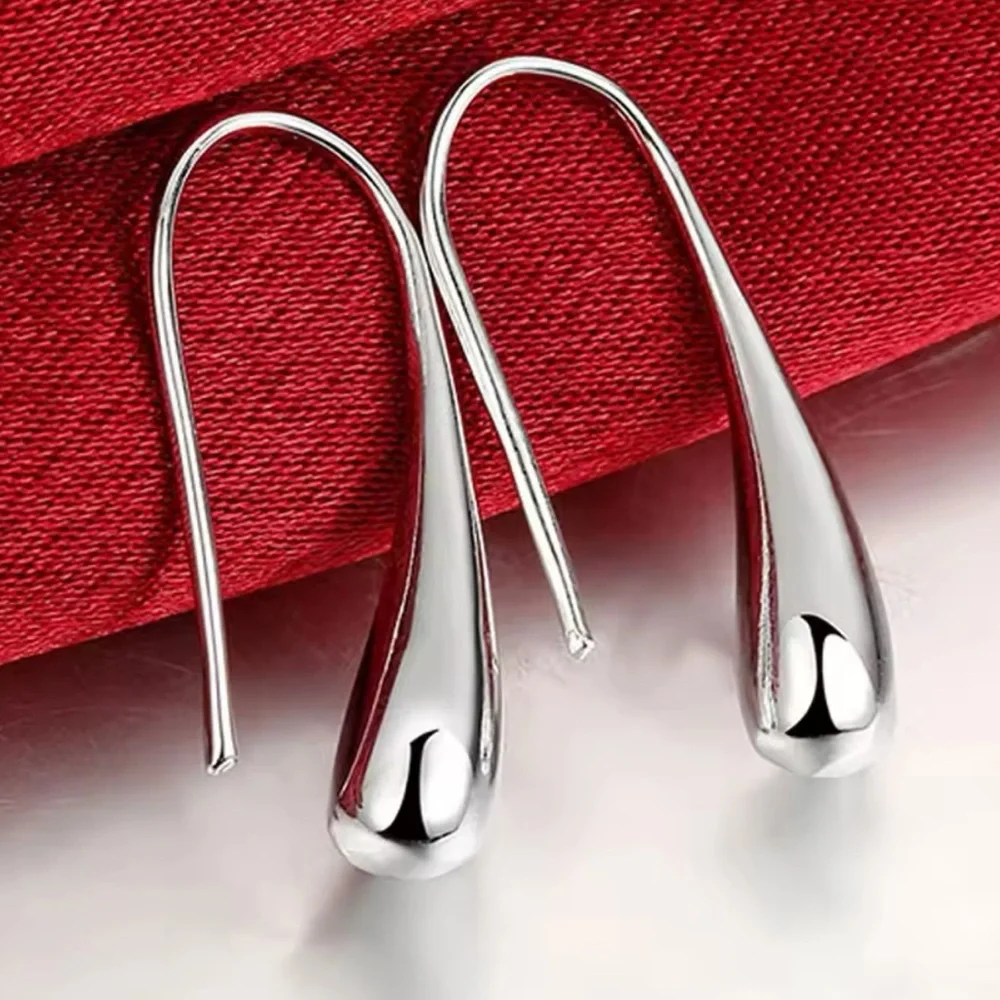 Elegant Silver Teardrop Earrings